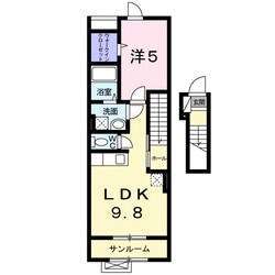 アスペンベールＦの物件間取画像